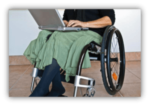 Receive answers about Indiana Divorce Mediation from Carol Romine image shows person in wheelchair